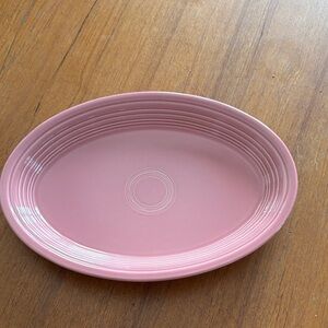 Preowned Fiesta pink platter